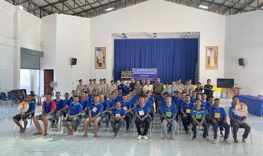 ศรีสะเกษ เปิดโครงการศูนย์พลังรักศรัทธาแก้ไขปัญหายาเสพติดแบบบูรณาการที่อำเภอวังหิน