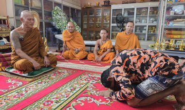 พระเมตตา!ชาวบ้านล้อมจับโจย่องขโมยของวัดเจ้าอาวาสเทศน์สอนธรรมะให้อภัยปรับตัวเป็นคนดีสู่สังคม