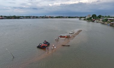 ชวนเที่ยวหาดทรายน้ำจืดกลางแม่น้ำเจ้าพระยาปทุมธานี 1 ปีมีหนเดียว