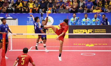 ตะกร้อหนุ่มไทย ฟาดเฉือนชนะ เมียนมา 2-1 เซต ทวงแชมป์โลกทีมเดี่ยวคืนสำเร็จ