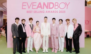 “ใบเตย สุวพิชญ์”ควง“นนท์ ธนนท์ -6 หนุ่ม “CIR*CRL”ระเบิดความมันส์ ในงาน “EVEANDBOY BEST SELLING AWARDS 2025”