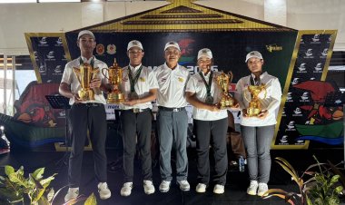 ทีมกอล์ฟไทยฟอร์มแรง! กวาด 4 แชมป์ศึกสมัครเล่นนานาชาติที่อินโดนีเซีย