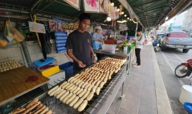 กล้วยย่างแม่กลองทรงเครื่องธัญญพืช 5 หน้า อร่อยชื่นใจขายวันละกว่า 2 พันลูก