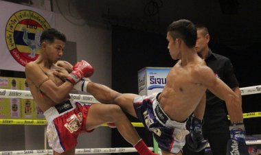 ศอกขวาปลิดวิญญาณ! "หัสดี" ชนะ TKO "แสงพนม" ยก 3  ศึกมวยรอบปูนเสือ มวยไทยพันธุ์แท้ ครั้งที่ 25