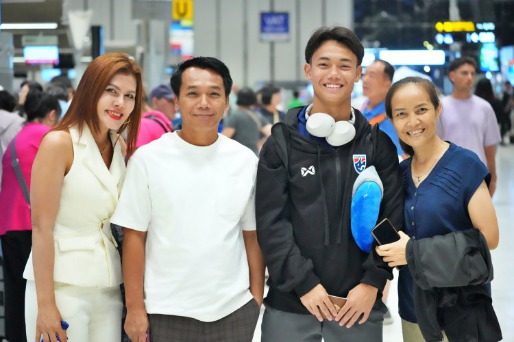 "มาร์โค ก็อคเคิ่ล" นำทีมชาติไทย U17 ออกเดินทางสู่ซาอุฯ กำชับทีมรีดฟอร์มเก่ง ในชิงแชมป์เอเชีย