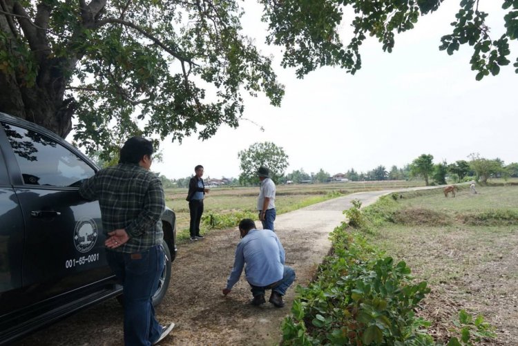 นายกเทศบาลตำบลโพธิ์กระสังข์วางแผนปรับปรุงถนนจุดเสี่ยงน้ำท่วมสร้างความเดือดร้อนชาวบ้าน