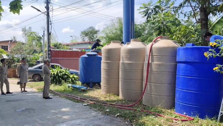 ชาวบ้านกว่า100หลังสุดดีใจ ได้น้ำประปาสะอาดใช้ หลังทนใช้น้ำขุ่น เหม็นคัน กว่า 2 เดือน