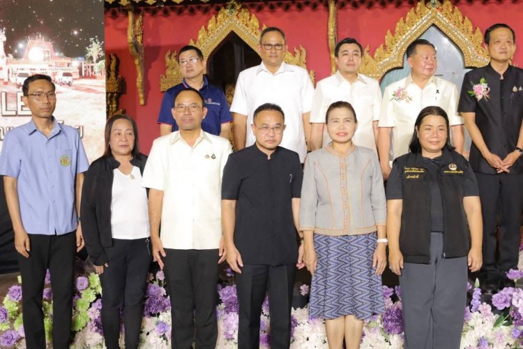 PEA ส่งมอบโครงการ PEA LED เพื่อแหล่งท่องเที่ยวเชิงวัฒนธรรมไทย วัดพระธาตุเรืองรอง อำเภอเมือง จังหวัดศรีสะเกษ