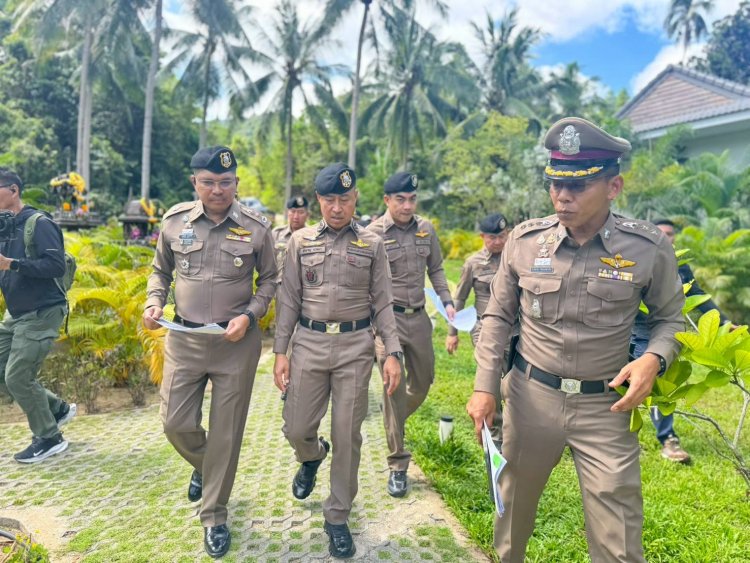 ชุด ฉก.ปราบต่างด้าวบุกเกาะพะงัน ปูพรมค้น 32 บริษัทนอมินี รวบ 22 ต่างชาติ ยึดที่ดินกว่า 40 ไร่ กว่า 200 ล้านบาท