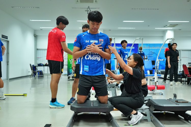 "โค้ชวัง" นำทีมชาติไทย U23 รายงานตัวพร้อมทดสอบร่างกาย ก่อนลุยโปรแกรม 3 นัด ช่วงฟีฟ่า เดย์