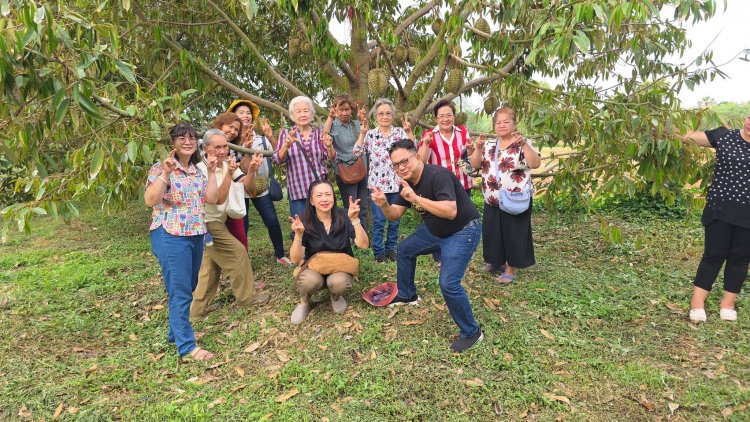 ทุเรียนภูแลนด์ช้างเมืองน้ำดำ เนื้อแน่น หอม อร่อย หวานมัน