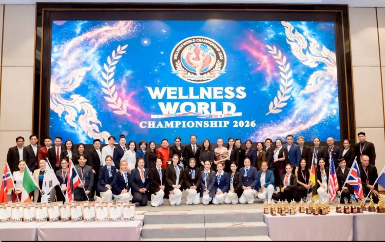 ก้าวสู่ความสำเร็จของผู้ประกอบการสถาบันความงาม  wellness world championship 2026 สถาบันกัวซาเฮ้าส์สนับสนุนและส่งผู้เข้าประกวด