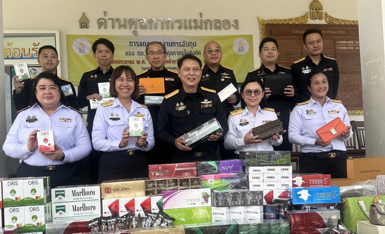 ศุลกากรภาค 1 ลุยจับสินค้าหนีภาษีกว่า 400 คดี มูลค่า 102 ล้าน ยึดของกลางเพียบ