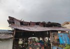 ฝนกระหน่ำอำเภอเมืองศรีสะเกษบ้านเรือนเสียหายยับ 7 ตำบล 86 ครัวเรือน
