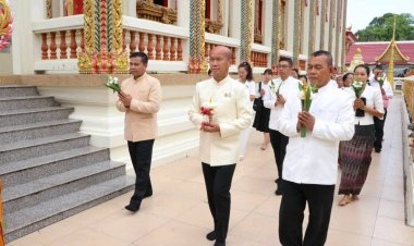 ศรีสะเกษรวมพลังศรัทธาพุทธศาสนิกชน "น้อมรำลึกพระพุทธคุณ เนื่องในวันวิสาขบูชา"