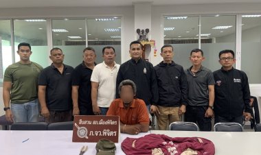 ตำรวจพิจิตรโชว์ผลงานจับหัวขโมยขี่มอเตอร์ไซด์ตระเวนลักสายไฟรับสารภาพหาเงินเสพยา