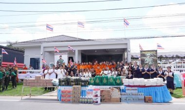 “พลังศรัทธาสร้างบ้านวีรบุรุษ” ศรีสะเกษรวมพลังส่งมอบบ้านกว่า 1.3 ล้านบาท แก่ครอบครัว "ร้อยตรีภานุวัฒน์ เสาร์สา" ผู้พลีชีพเพื่อชาติ