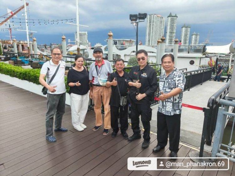 คณะชมรมนักข่าวท่องเที่ยวฯลงเรือสำราญ ยอดสยาม (Praty Cruise) ล่องแม่น้ำเจ้าพระยาโปรโมทท่องเที่ยว