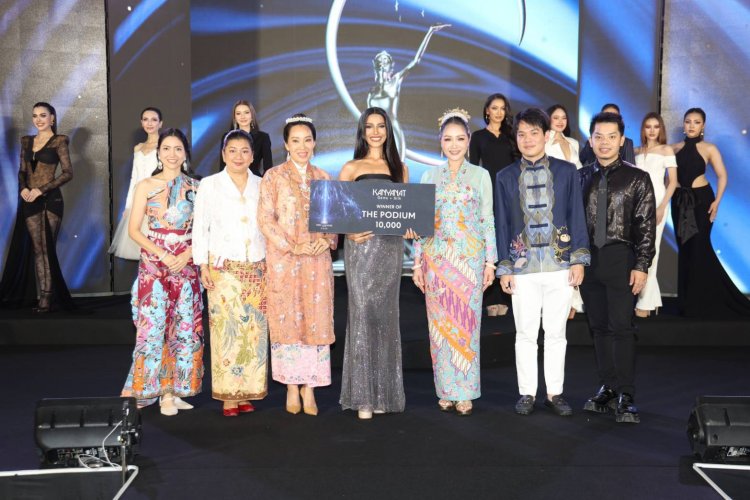 เปิดมนต์เสน่ห์ทะเลอันดามัน 10สาวโชว์ชุด "เคบายา"สุดวิจิตร "เคียร่า"  คว้ารางวัล "เดอะ โพเดี้ยม