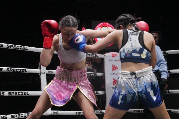 เจ๊ากันไป "จิรพรรณ" กอดคอเสมอ "อัลเฟรด" ศึก NARIS-HIGHLAND BOXING