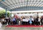 อดีตผู้ว่าฯ ชลบุรี ร่วมส่งมอบเวทีมวยพร้อมอุปกรณ์ และห้องดนตรี–นาฏศิลป์ ให้โรงเรียนเกาะสีชัง