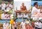 พระอาจารย์เอกธนัช อริยธัมโม นำประกอบพิธีบวงสรวงเบิกเนตร "หลวงปู่ทวด" เปิดงานบุญยิ่งใหญ่ ณ วัดทรัพย์สวรรค์ จ.นครสวรรค์