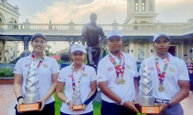 ไทยผงาดแชมป์ทีม! "แอลม่อน-วิชญาดา" ซิว Best Overall ศึกกอล์ฟเยาวชนเวียดนาม