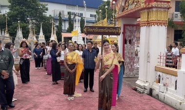 แห่เทียนพรรษา มีนบุรี คึกคัก! ประชาชนร่วมสืบสานประเพณีไทยแน่นวัด