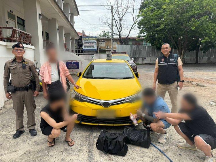 ตำรวจสกัดจับคนขับแท็กซี่รับจ้างขนชาวจีนหนีจากเขมรทำมาแล้ว 10 ครั้ง