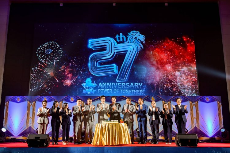 HAPPY MPM ฉลองครบรอบ 27 ปีอย่างยิ่งใหญ่ จัดงาน "POWER OF TOGETHER" ประกาศความสำเร็จ ทะยานสู่อนาคตที่มั่นคง นักธุรกิจร่วมงานกว่า 2,200 คน