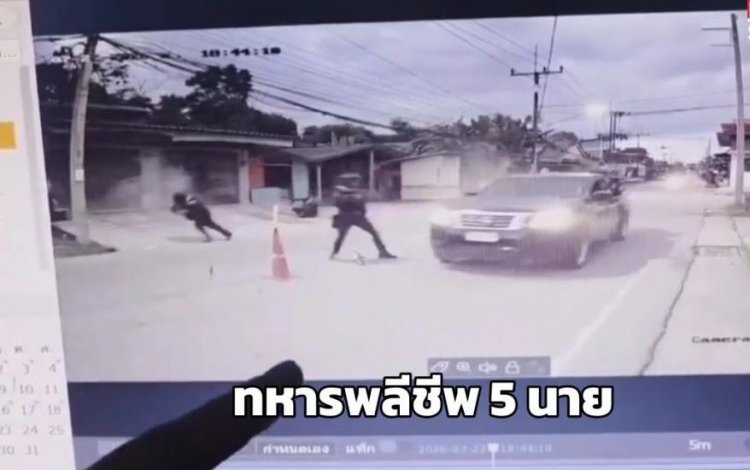 ไฟใต้ระอุ!ทพ.นราธิวาสพลีชีพ 5 นาย คนร้ายขว้างไปป์บอมบ์-กราดยิงจุดตรวจบูเก๊ะซามี