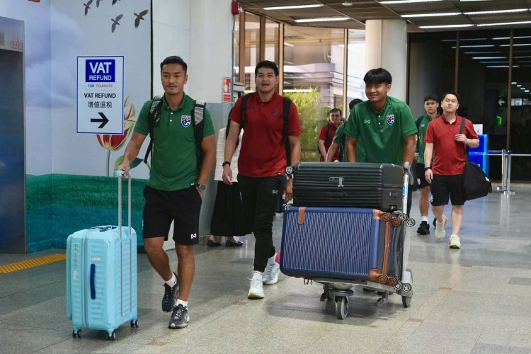 "แอนโธนี ฮัดสัน" นำทีมชาติไทยออกเดินทางสู่ สปป.ลาว เตรียมประเดิมศึกอาเซียน คัพ