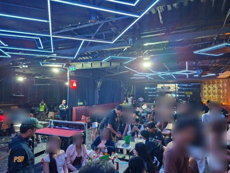 ตำรวจ 191 บุกจับผับดังย่านศรีนครินทร์ ลอบเปิดเกินเวลา จำหน่ายเหล้าให้เด็ก
